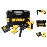 DeWalt DCH 133 D2 Akku Kombihammer 18V 2,6J SDS plus Brushless + 2x Akku 2,0Ah + Ladegerät + TSTAK