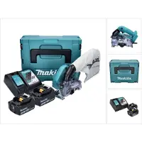 Makita DCC 500 RMJ Akku Diamantschneider 18 V 125 mm Brushless + 2x Akku 4,0 Ah + Ladegerät + Makpac