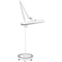 Activeshop 801TL LED Salonlamp Wit met Statief – Professionele LED Behandellamp voor Manicure, Pedicure en Beautybehandelingen