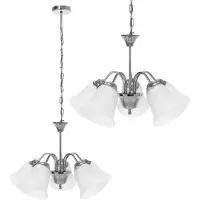 Toolight Hanglamp Vintage APP960-5CP Chroom