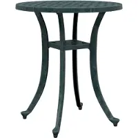 vidaXL Tuintafel Ø 48x53 cm gietaluminium groen