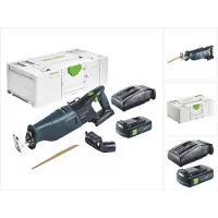 Festool RSC 18 EB-Basic accu-reciprozaag 18 V borstelloos + 1x accu 3,0 Ah + oplader + Systainer