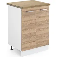 Vicco R-Line Keukenonderkast – 60 cm, WB Eik Sonoma