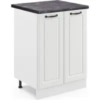 Vicco R-Line Keukenonderkast – 60 cm, WB Antraciet Wit Landhuis