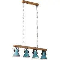 Syfax Plafondlamp 25 W E27 90x24x111 cm verweerd blauw