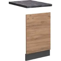 Vicco Fame-Line Frontpaneel – 45 cm, WB Antraciet Krachtige eik goud