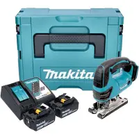 Makita DJV 180 RTXJ accu-decoupeerzaag 18 V 135 mm + 2x accu 5,0 Ah + oplader + Makpac