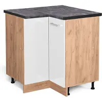 Vicco R-Line Hoekkast – 75.6 cm, WB Antraciet Wit Hoogglans
