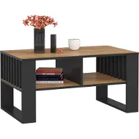 Akord Salontafel Koffietafel ROCKFORD / Craft Eik - Zwart / 92x45x53 cm