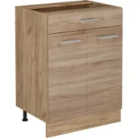 Vicco R-Line Keukenonderkast – 60 cm met lade, zonder werkblad Sonoma