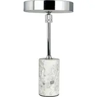 Dyberg Larsen Tafellampe , Starlight, dimbare, Metallic, Woonkamer, Metaal, Designer