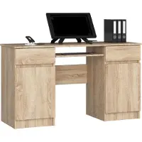 Akord Bureau A5 / Computerbureau / Computer Tafel / Bureautafel / Sonoma Eik / 135 x 77 x 50 cm