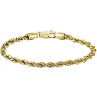 HUGO BOSS Gold-tone cuff with rope-style chain