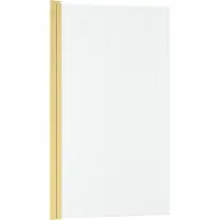 Aurlane Opvouwbare Badwand 80x140cm - Geborsteld Goud