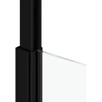 Aurlane Badwand Expandable 75x153-202cm Zwart