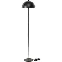 Boltze Metalen vloerlamp PETUNIA, vorm van een paddenstoel, hoogte 140 cm, zwart