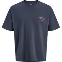Jack & Jones Junior Shirt 'JORMONTAUK' aqua / donkergrijs / oranje / wit