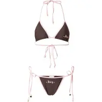 Juicy Couture Bikini 'TAIHITI CHARM GOTHIC' chocoladebruin / pastelroze