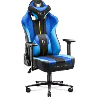 Diablo - Gaming stoel X-Player 2.0 - Bureaustoel verstelbaar - King size - Vorstzwart