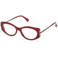 Max mara MM5204 52/16/140 Glazen Shiny bordeaux Acetaat VOOR VROUWEN MM5204