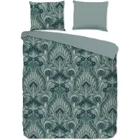 Good Morning Dekbedovertrek Katoen Renforcé Nola - green 200x200/220cm