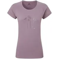 Mountain Equipment - Women's Mountain Flower Tee - T-shirt 34, roze