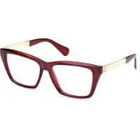Max & Co Max &amp;co MO5178 55/15/140 Glazen voor Dames Shiny donkerrood Voorzijde geïnjecteerd MO5178