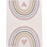 Tapis.fr Kindertapijt Kosmos roze 200x290 cm