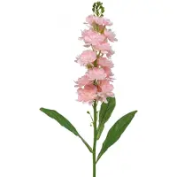 Viana Levkoje roze bloem kunstmatig als echte stengelbloem 78cm