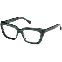 Max mara MM5210 52/16/140 Groene hoorn Voorzijde acetaat DAMES MM5210