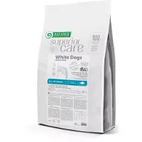 Nature´s Protection Volwassen Hondenvoer Voor Witte Honden Graanvrij Met Vis 10kg