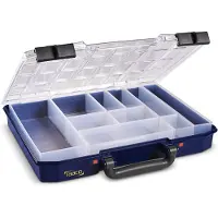 Raaco CarryLite 55 4x8-10 Assortimentskoffer (l x b x h) 337 x 278 x 57 mm Aantal vakken: 10 Incl. handgreep Box Inhoud 1 stuk(s)