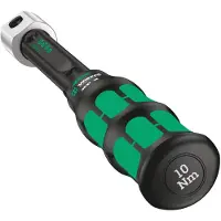 Wera Click-Torque XP 2 draaimomentsleutel met standaardinstellingen voor insteekgereedschappen, 10-50 Nm, 10 Nm, 9x12 x 10,0 Nm x 10-50 Nm - 05075671010