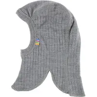 Joha Schlupfmütze - 2-lagig - Wolle - Graumeliert - - 54 cm - Schlupfmützen - Doppel