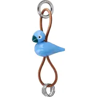 Kay bojesen Zangvogel Sleutelring Blauw - Decoratieve accessoires Berk Blue - 39853