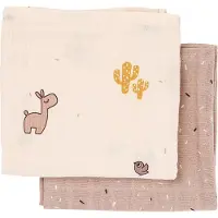 Done by Deer Spucktücher - 2er-Pack - Lalee - Puder - - One Size - Spucktücher