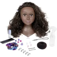 Smoby Friseurpuppe m. Zubehör - My Beauty Afro - 23 Teile - - One Size - Puppen
