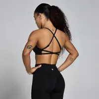 Myprotein MP Dames Lift Naadloze Strappy Bh - Zwart - XXL