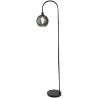 Rabalux 74025 Vloerlamp Ricardo, E27, zwart-grijs, bolvormig, modern, ø195mm
