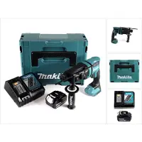 Makita DHR 182 RT1J accu-boorhamer 18V 1,7J SDS plus Brushless + 1x accu 5,0Ah + oplader + Makpac