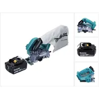 Makita DCC 500 T1 Akku Diamantschneider 18 V 125 mm Brushless + 1x Akku 5,0 Ah - ohne Ladegerät