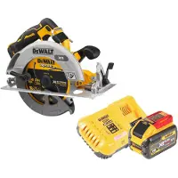 DeWalt DCS 573 X1 accucirkelzaag 18 V 190 x 30 mm borstelloos + 1x accu 9,0 Ah + lader