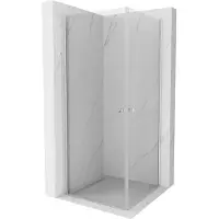 Mexen Pretoria Duo draaideur douchecabine 90 x 90 , transparant, chroom - 852-090-090-02-00