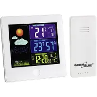 Greenblue Maclean URZ0860 Draadloos weerstation met DCF-systeem GB521W wit