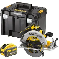 DeWalt DCS 573 NT Accucirkelzaag 18 V 190 x 30 mm borstelloos + 1x accu 9.0 Ah + TSTAK - zonder lader