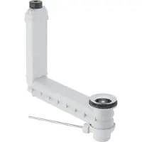 Geberit Sanitair installatiemateriaal, GEBERIT Clou m bedafvoer met hendel en overloopventiel 152018001