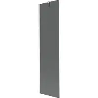Mexen Next badscherm 1-deurs 50 x 150 , grafiet, chroom - 895-050-000-00-40-01