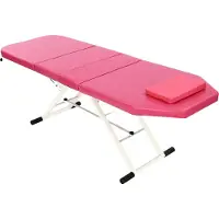 OEM Massagebank, verstelbaar design, geschikt voor professioneel gebruik, roze
