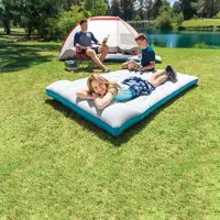 Intex Luchtbed, , geschikt voor kamperen, voor 2 personen, 193 x 127 x 24 cm, vinyl, grijs