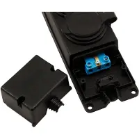 Enzo Orno SWD Tafelcontactdoos PROF zwart IP44 3V met klep - 6871955